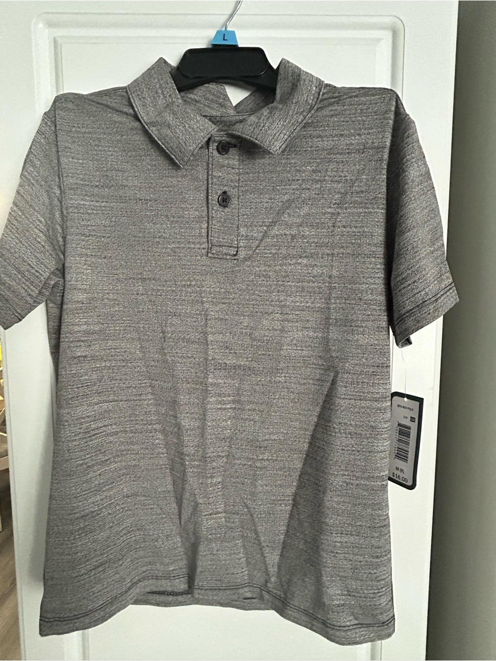 MTA Sport Grey Heather Kids Polo Shirt